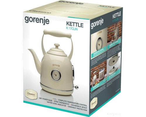 Электрический чайник Gorenje K17CLIN