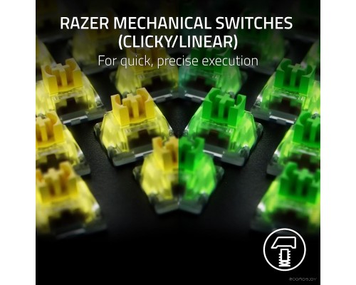 Клавиатура RAZER BlackWidow V4 X (Razer Yellow)