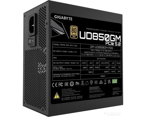 Блок питания Gigabyte UD850GM PG5