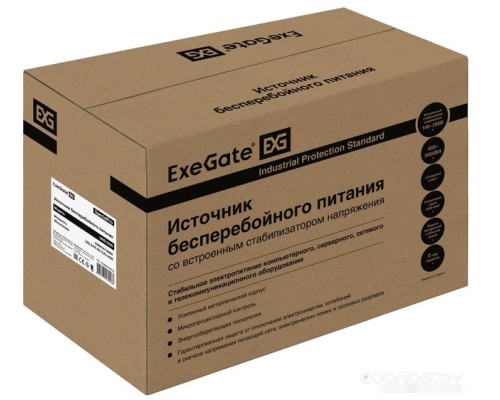 Источник бесперебойного питания Exegate SpecialPro UNB-2200.LED.AVR.4C13.RJ.USB EX292612RUS