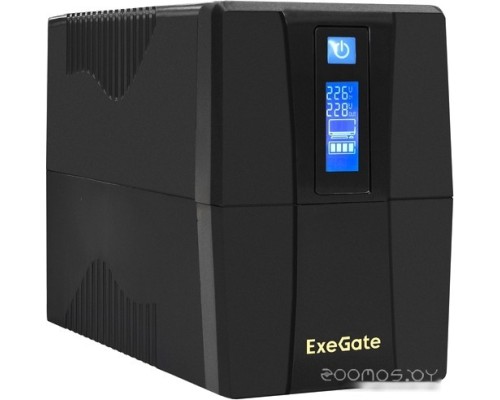 Источник бесперебойного питания Exegate Power Smart ULB-1000.LCD.AVR.2SH EX292791RUS