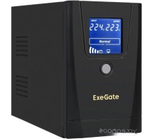 Источник бесперебойного питания Exegate SpecialPro Smart LLB-1000.LCD.AVR.1SH.2C13 EX292787RUS