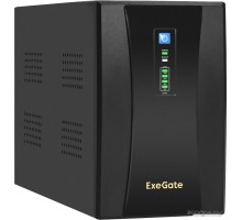 Источник бесперебойного питания Exegate SpecialPro UNB-2200.LED.AVR.1SH.2C13.RJ.USB EX292611RUS