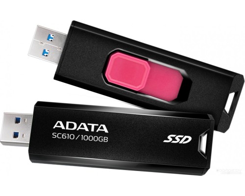 Внешний жёсткий диск A-Data SC610 1000GB SC610-1000G-CBK/RD