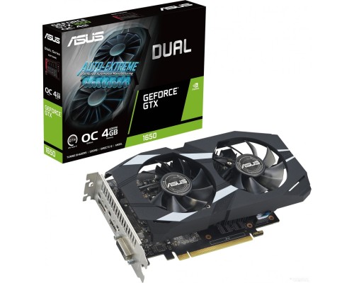 Видеокарта Asus Dual GeForce GTX 1650 OC Edition 4GB GDDR6 EVO DUAL-GTX1650-O4GD6-P-EVO