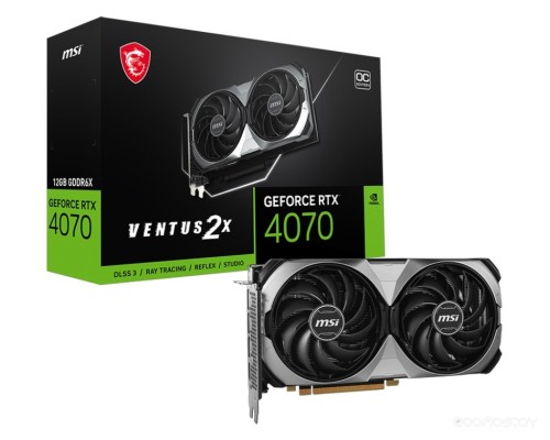 Видеокарта MSI GeForce RTX 4070 VENTUS 2X E 12G OC