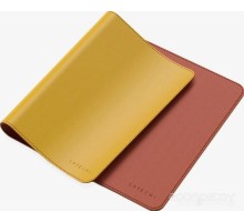Коврик для мыши Satechi Dual Sided Eco-Leather Deskmate (желтый/оранжевый)