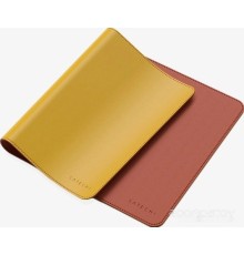 Коврик для мыши Satechi Dual Sided Eco-Leather Deskmate (желтый/оранжевый)