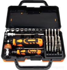 Набор отвертка с битами и головками Kranz KR-12-4778 (31 предмет)
