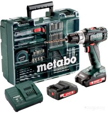 Дрель-шуруповерт Metabo BS 18 L SET 602321870 (с 2-мя АКБ, набор оснастки, кейс)