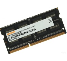 Модуль памяти DIGMA 8ГБ DDR3 SODIMM 1600 МГц DGMAS31600008D