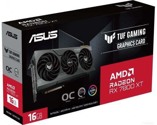 Видеокарта Asus TUF Gaming Radeon RX 7800 XT OC Edition 16GB GDDR6 TUF-RX7800XT-O16G-GAMING