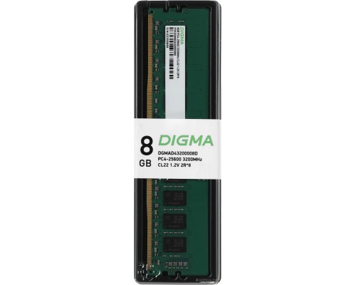 Модуль памяти DIGMA 8ГБ DDR4 3200 МГц DGMAD43200008D