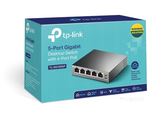 Коммутатор TP-Link TL-SG1005P V5