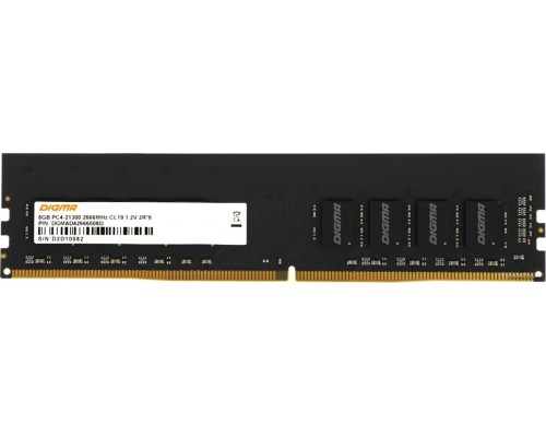 Модуль памяти DIGMA 8ГБ DDR4 2666 МГц DGMAD42666008D