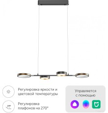 Подвесная люстра Yeelight Arowana Chandelier C2103 YLDL031 (4 плафона)