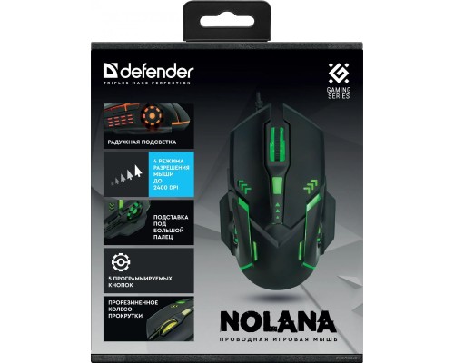 Игровая мышь Defender Nolana GM-044