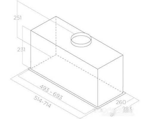 Вытяжка Elica Fold S IX/A/52 PRF0181962