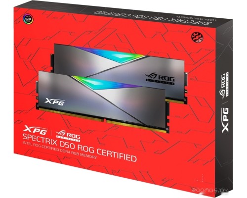 Модуль памяти A-Data XPG Spectrix D50 ROG Certified 2x8ГБ DDR4 3600 МГц AX4U36008G17H-DC50R