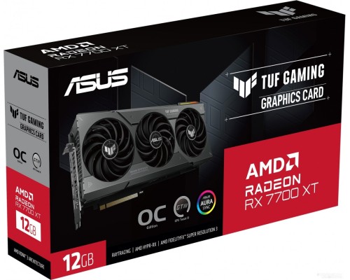 Видеокарта Asus TUF Radeon RX 7700 XT Gaming OC Edition 12G GDDR6 TUF-RX7700XT-O12G-GAMING