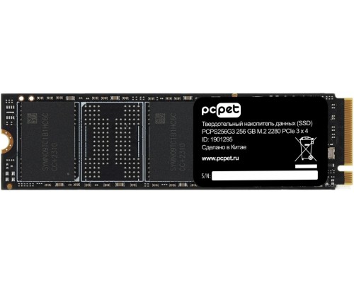 SSD PC PET PCPS256G3 256GB