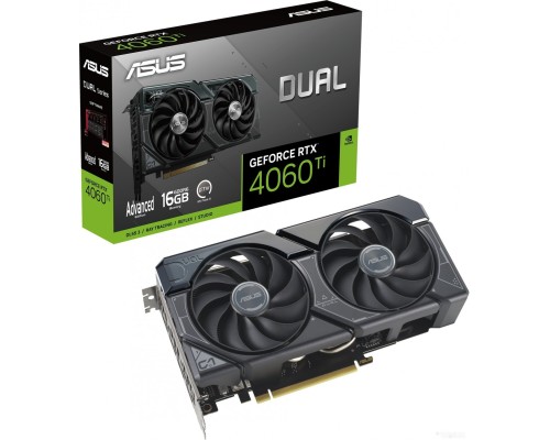 Видеокарта Asus Dual GeForce RTX 4060 Ti Advanced Edition 16GB GDDR6 DUAL-RTX4060TI-A16G