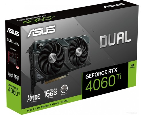 Видеокарта Asus Dual GeForce RTX 4060 Ti Advanced Edition 16GB GDDR6 DUAL-RTX4060TI-A16G