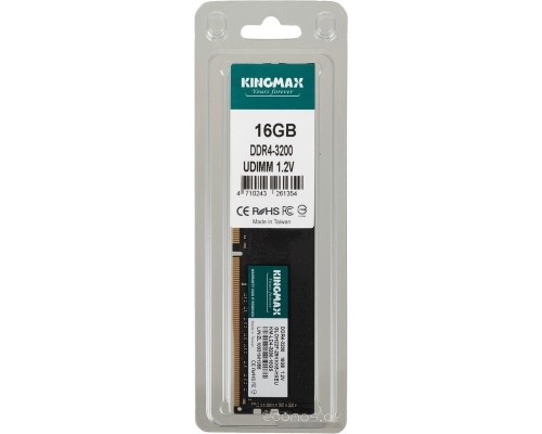 Модуль памяти Kingmax 16ГБ DDR4 3200 МГц KM-LD4-3200-16GS