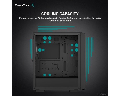 Корпус Deepcool CC560 V2 ARGB R-CC560-BKTAA4-G-2