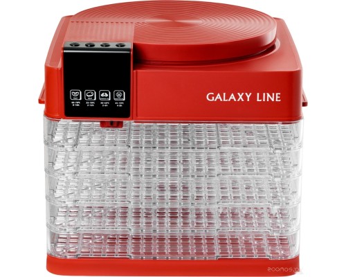 Сушилка для овощей и фруктов Galaxy Line GL2630 (красный)