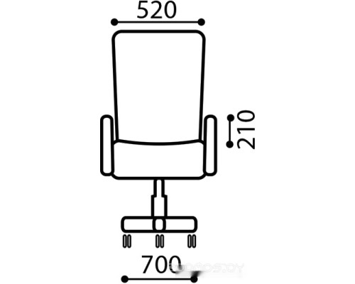 Офисное кресло Brabix Grand EX-500 (черный)