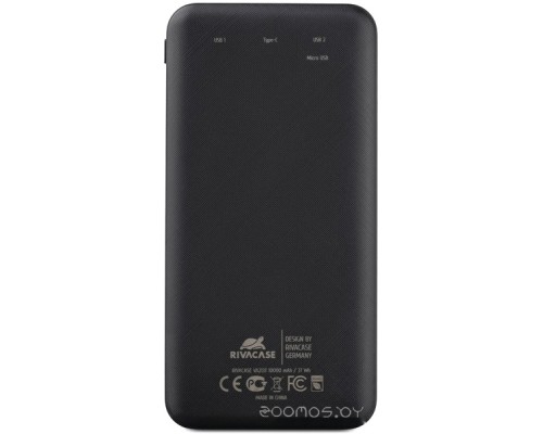 Портативное зарядное устройство RIVACASE VA2137 10000mAh (черный)