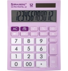 Калькулятор Brauberg Ultra Pastel-12-PR 250505 (сиреневый)