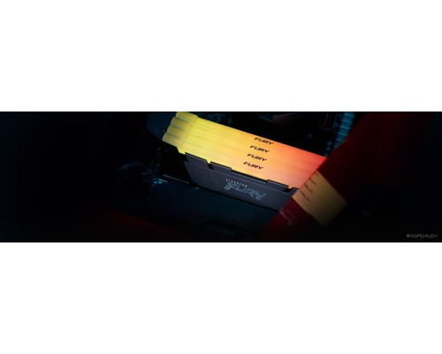 Модуль памяти Kingston FURY Renegade RGB 32ГБ DDR4 3200МГц KF432C16RB2A/32