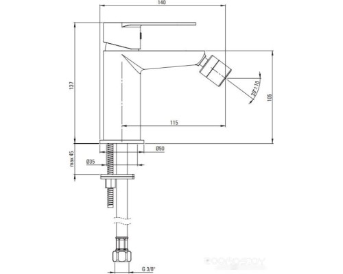 Смеситель Deante Alpinia BGA 030M