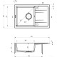 Кухонная мойка Deante Corio ZRCC2113