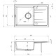 Кухонная мойка Deante ZRC 2113