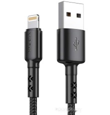 Кабель Vipfan X02 USB Type-A - Lightning (1.8 м, черный)