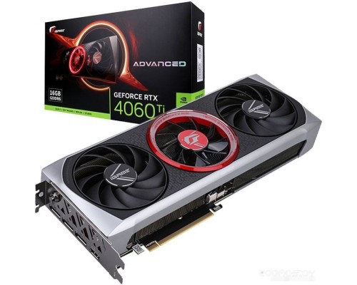 Видеокарта Colorful iGame GeForce RTX 4060 Ti Advanced OC 16GB-V