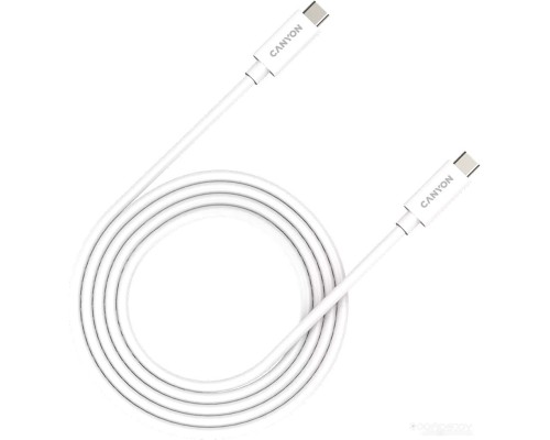 Кабель Canyon UC-42 CNS-USBC42W USB Type-C - USB Type-C (2 м, белый)