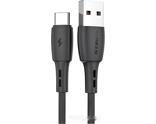 Кабель Vipfan X05 USB Type-A - USB Type-C (2 м, черный)