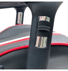 Офисное кресло AksHome Bolid Eco 80349 (белый/черный/красный)
