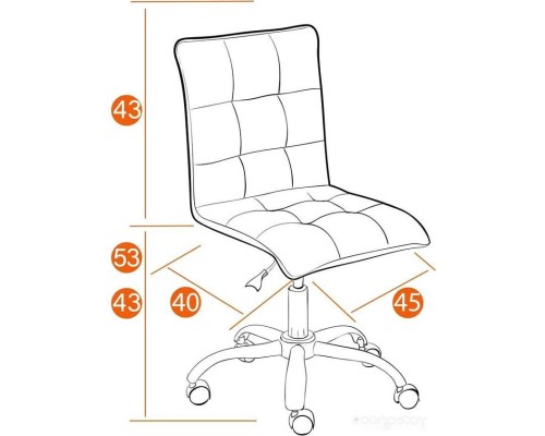 Офисное кресло TetChair Zero (иск.кожа, бежевый)