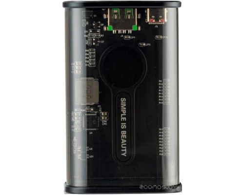 Портативное зарядное устройство XO PB306 10000mAh Lightning (черный)
