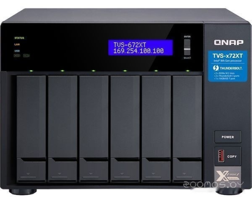 Сетевой накопитель QNAP TVS-672XT-I3-8G