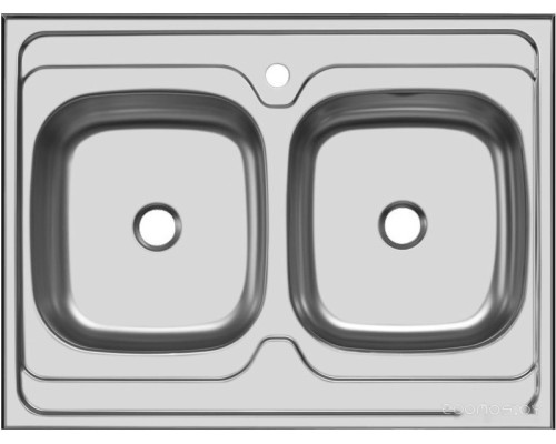 Кухонная мойка Ukinox Стандарт STM800.600 20--6C 3C