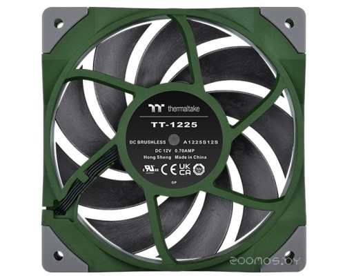 Вентилятор для корпуса Thermaltake ToughFan 12 Racing Green CL-F117-PL12RG-A