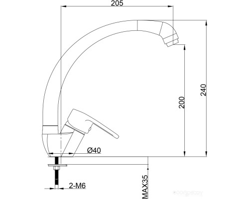 Смеситель Juguni Pegas 0402.605