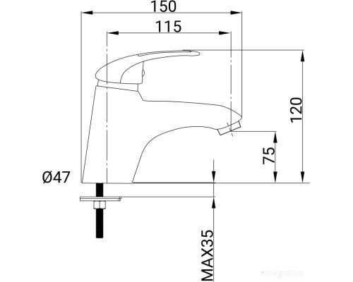 Смеситель Juguni Phoenix 0402.615