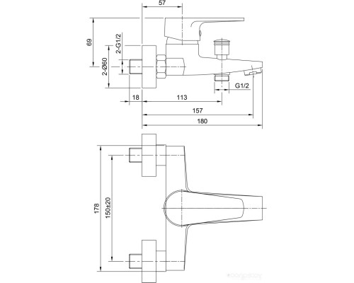 Смеситель Eleanti Sapphire 0402.932